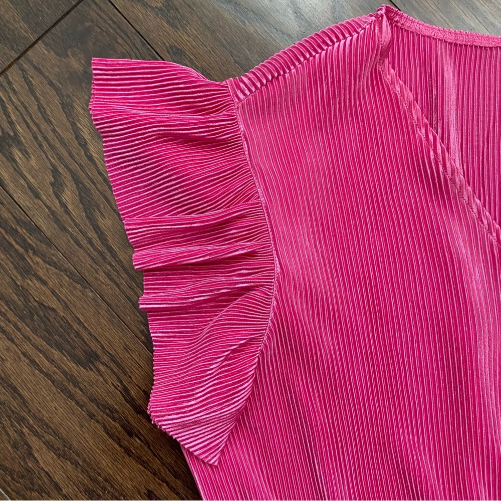 Cato Pink Ruffle Dress - Picture 5 of 9